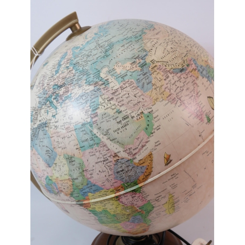 66 - Illuminating world globe, 16