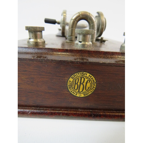 95 - BBC Antique Gecophone crystal radio set.