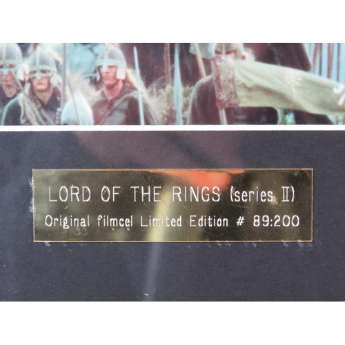 445 - Lord of the Rings series 2 Limited Edition of 200 film cell.