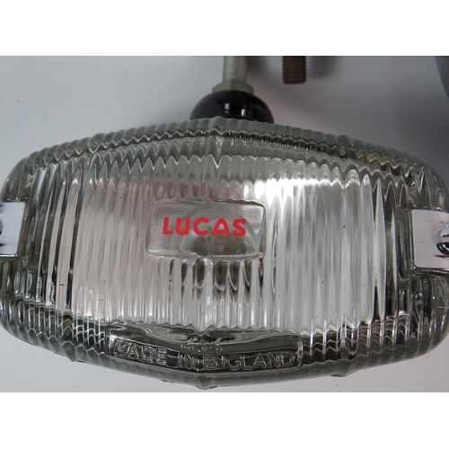 450 - Pair of Lucas FT6 fog / spot lights and a lucas L494 reversing light.