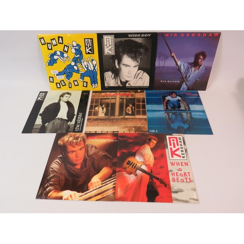 476 - 8 x Adam Ant singles including Vivele Rock and a poster sleeve, 8 x Nik Kershaw singles & 4 x Blow M... 