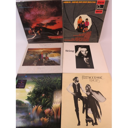 492 - 42 X Various Lp records including Dire Straits, Meatloaf, Queen, Led Zeplin, Fleetwood Mac etc