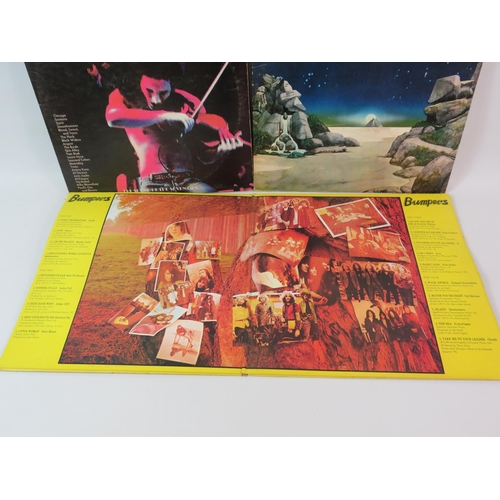 497 - 3 Double Album Lp records, Tails from topographic oceans, Fill your head with rock & Bumpers.