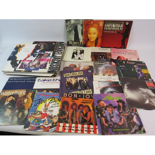 498 - 10 Pop related Lps & 22 Singles, Micheal Jackson, Madonna, Thunder, Take that etc