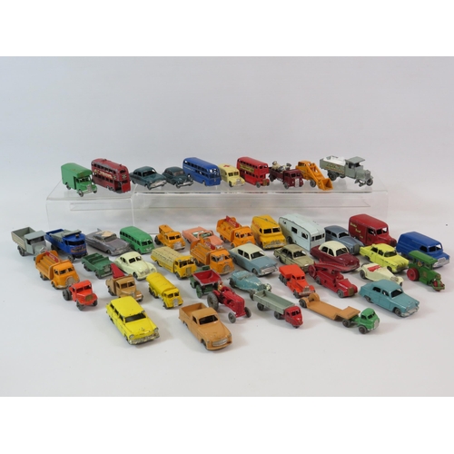 513 - Large selection of playworn vintage Lesney diecast vehicles 35 in total.