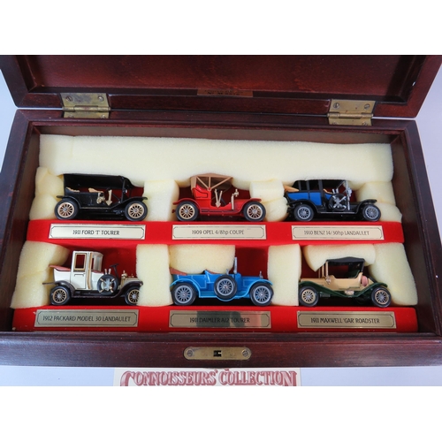 518 - Matchbox ltd ed Connoisseurs collection in wooden display box.