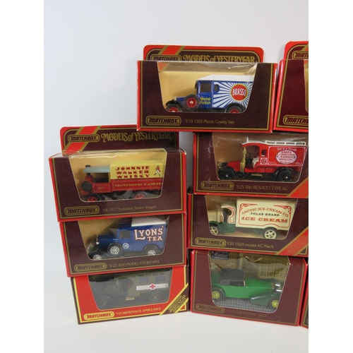 531 - 11 boxed matchbox diecast vehicles including 1 ltd edition Models of yesteryear.