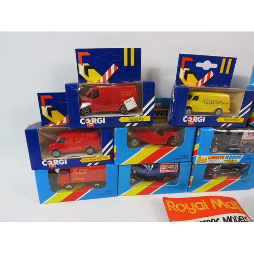 532 - 15 boxed Matchbox and corgi diecast vehicles.