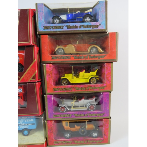 535 - 12 Boxed Matchbox models of yesteryear diecast vehicles.