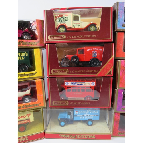 535 - 12 Boxed Matchbox models of yesteryear diecast vehicles.