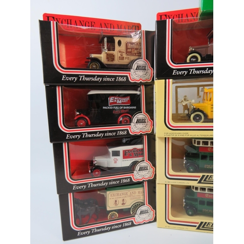 537 - 17 Boxed Lledo diecast advertising vehicles.