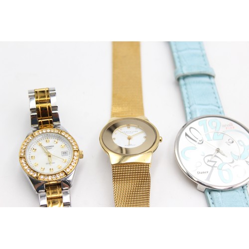 307 - 6 x Ladies Quality Assorted  WRISTWATCHES Quartz WORKING Inc. Just Cavaili    344457