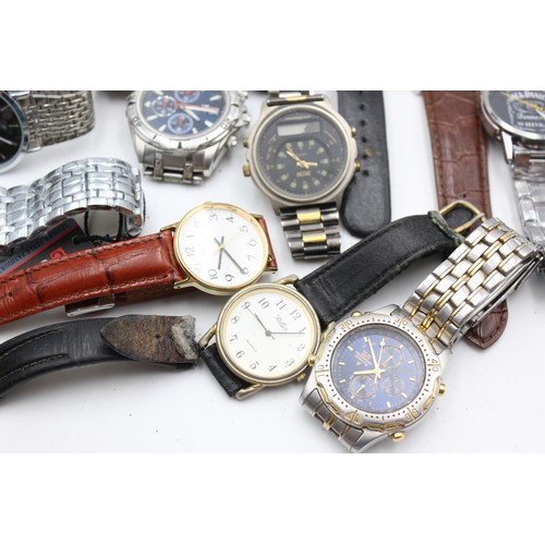 318 - 20 x Assorted Gents WRISTWATCHES Quartz Inc. Various Brands / Styles Etc.    342492