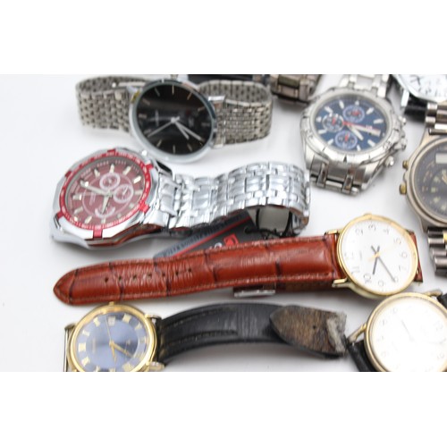 318 - 20 x Assorted Gents WRISTWATCHES Quartz Inc. Various Brands / Styles Etc.    342492