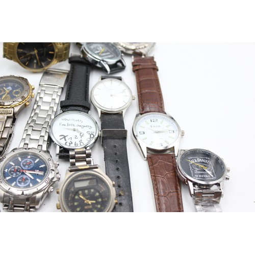 318 - 20 x Assorted Gents WRISTWATCHES Quartz Inc. Various Brands / Styles Etc.    342492