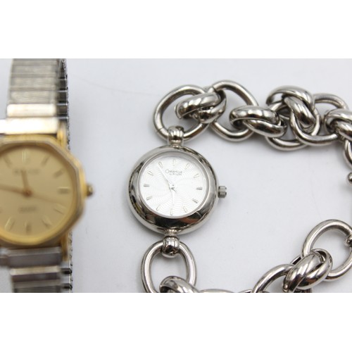 319 - 3 x Ladies Quality Bulova / Caravelle WRISTWATCHES Quartz WORKING      344474