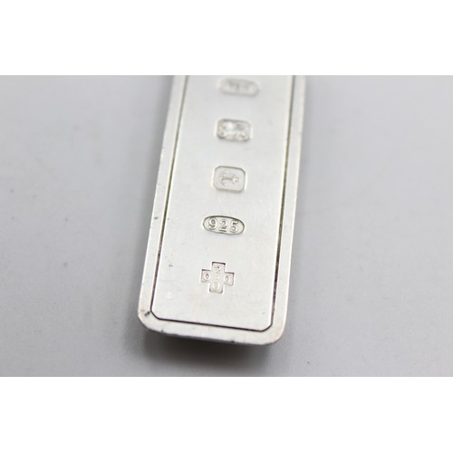 321 - Hallmarked 2000  Birmingham STERLING SILVER Gents Money Clip (18g)    556474