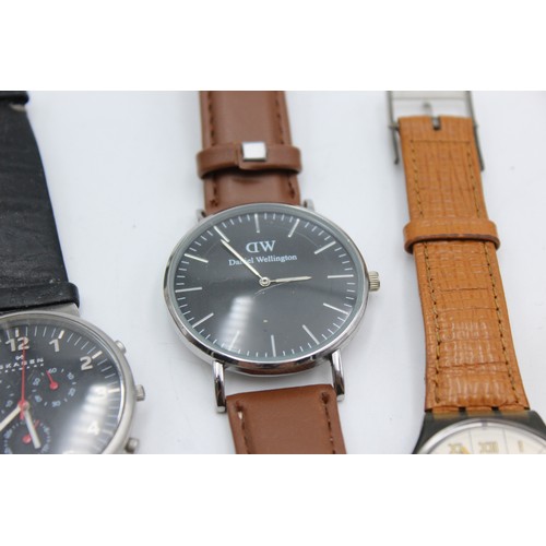 323 - 5 x Gents Quality Assorted WRISTWATCHES Quartz WORKING Inc. Skagen    344491