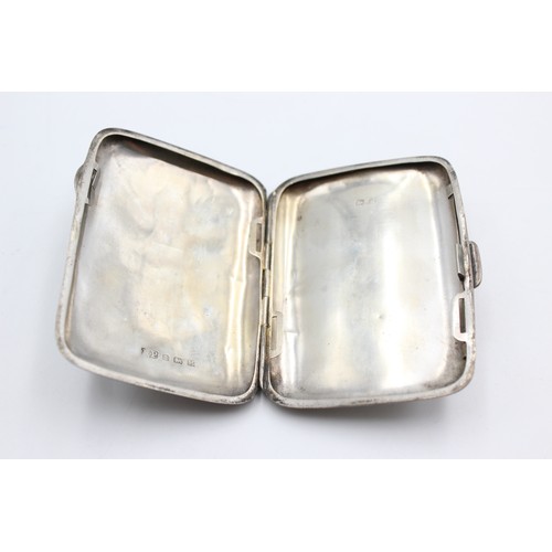 325 - Vintage Hallmarked 1936 Birmingham STERLING SILVER Cigarette Case (46g)     556368