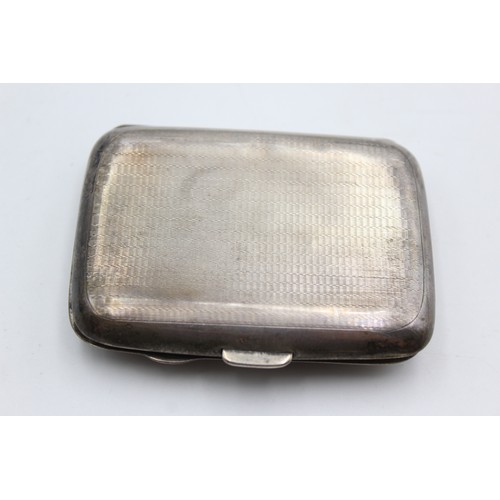 325 - Vintage Hallmarked 1936 Birmingham STERLING SILVER Cigarette Case (46g)     556368