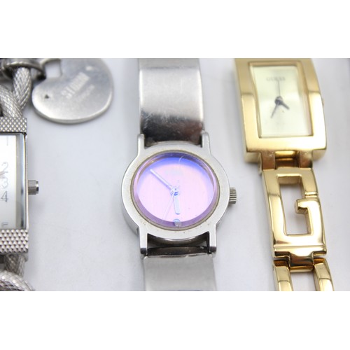 326 - 6 x Ladies Quality Designer WRISTWATCHES Quartz WORKING Inc. Emporio Armani Etc     344436