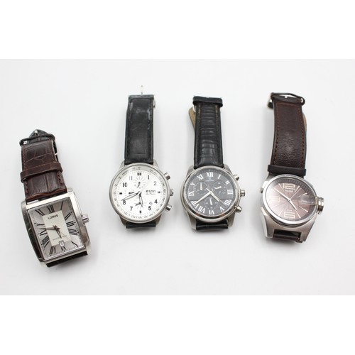 329 - 4 x Gents Quality Assorted WRISTWATCHES Quartz WORKING Inc.  Lorus Etc.    344490