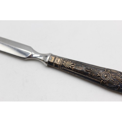 330 - Vintage Hallmarked 1983 Sheffield STERLING SILVER Handled Letter Opener (54g)    556702