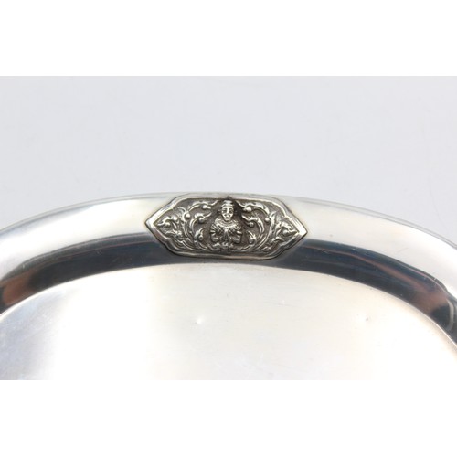 333 - Antique / Vintage Stamped .925 THAILAND SILVER Pin / Trinket Dish (54g)    556548