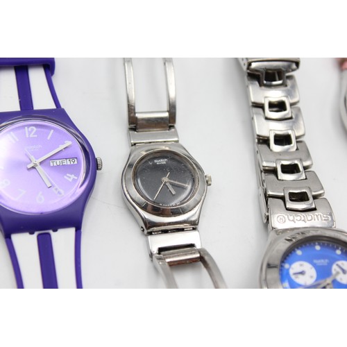 344 - 6 x Ladies Quality Swatch WRISTWATCHES Quartz WORKING Inc. Assorted Models     344441