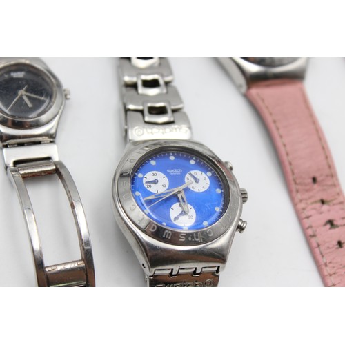 344 - 6 x Ladies Quality Swatch WRISTWATCHES Quartz WORKING Inc. Assorted Models     344441