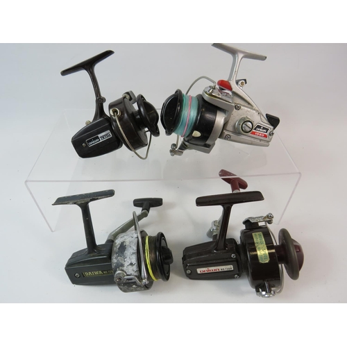 1086 - Four Diawa reels, 729, 7300, 7270A, 1050. models. See photos.