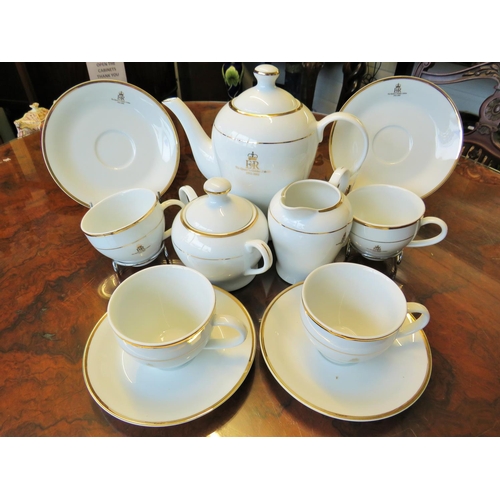 63 - Queens Golden Jubilee commemorative tea set. With box. See photo