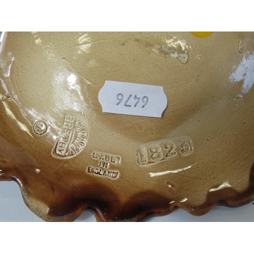 89 - Bretby Novelty ash tray showing a glass eyed Monkey and part smoked cigarette. Mould number 1825 pos... 