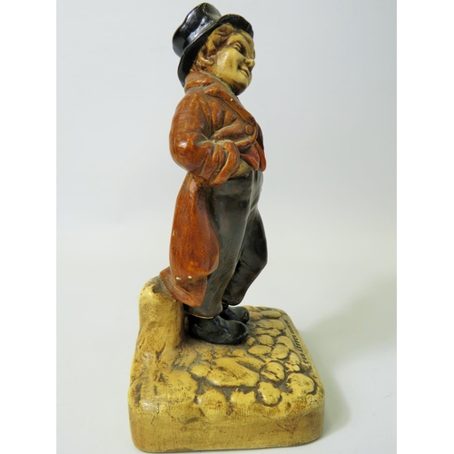 93 - Two Early 20th Century (1910) Bretby Charles Dickens figurines, 'The Artful Dodger' 3083 plus pair s... 