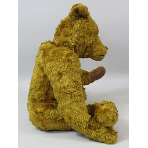 146 - 2 large Vintage Teddy bears one having a hump to its back plus 2 smaller bears.