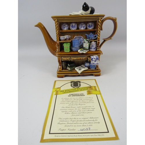 99 - Ringtons Limited edition Paul Cardew Teapot 