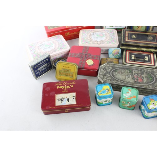 79 - 30 x Assorted Vintage ADVERTISING TINS Inc William Grant's, St Michael Etc     Assorted Vintage ADVE... 