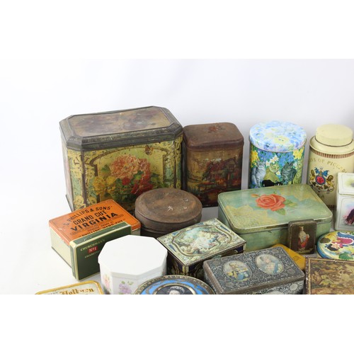 80 - 30 x Assorted Vintage ADVERTISING TINS Inc OXO, Waller & Hartley, Crumpsall Etc      Assorted Vintag... 