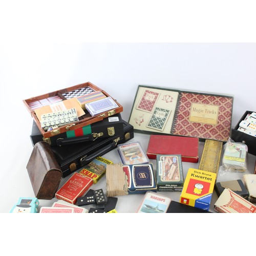 81 - Job Lot Of Assorted CARDS / DOMINO Sets Inc Conpendiums, Cribbage Etc      Assorted CARDS / DOMINO S... 