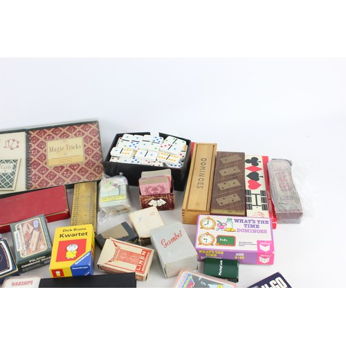 81 - Job Lot Of Assorted CARDS / DOMINO Sets Inc Conpendiums, Cribbage Etc      Assorted CARDS / DOMINO S... 