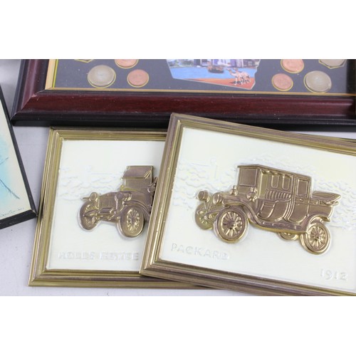 82 - Job Lot Assorted Pictures / Frames Inc Ships, Cars, Coins Etc    Job Lot Assorted Pictures / Frames
... 