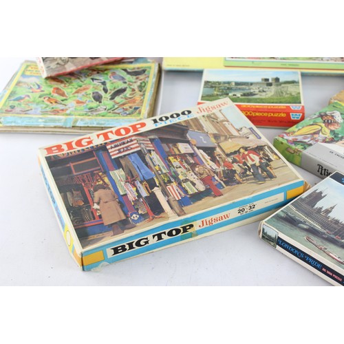 86 - 9 x Assorted Vintage JIGSAWS in Original Boxes Inc Junior, Arrow Games, Etc      Assorted Vintage JI... 