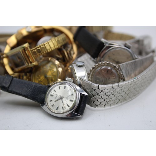 119 - 15 x Vintage Ladies Handwind WRISTWATCHES Inc. SEIKO Etc     Vintage Ladies Assorted WRISTWATCHES
Ha... 