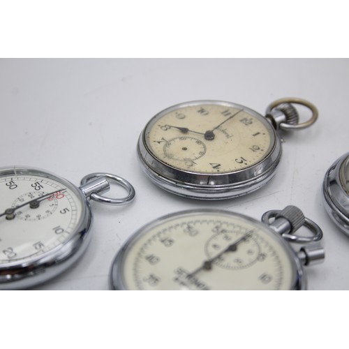 127 - 7 x Vintage Gents POCKET / STOP WATCHES Hand-Wind Inc. EXCELSIOR Etc.    Vintage Gents POCKET / STOP... 