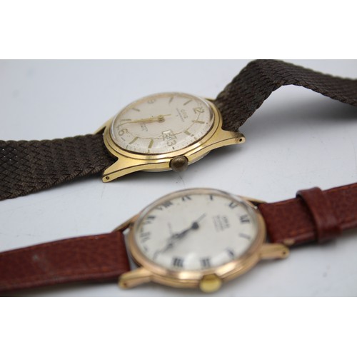 148 - 3 x Vintage Gents ASSORTED WRISTWATCHES Handwind WORKING Inc ORIS Etc       Vintage Gents Quality WR... 