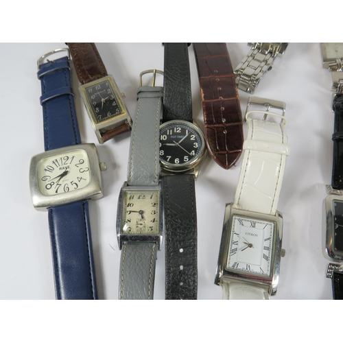 242 - Selection of Mens and Ladies mainly quartz wristwatches.