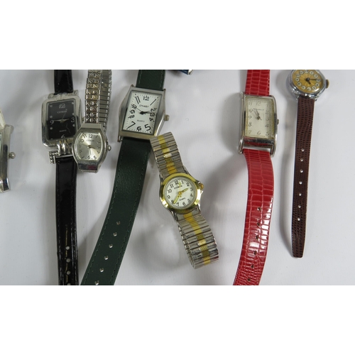 242 - Selection of Mens and Ladies mainly quartz wristwatches.