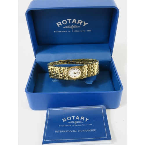 283 - Ladies Rotary wristwatch with box ( needs a new battery)