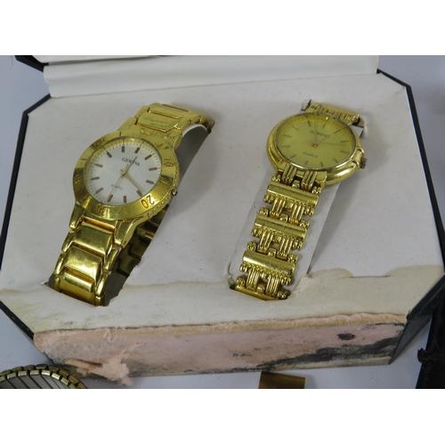 287 - Selection of Mens and Ladies quartz wristwatches.