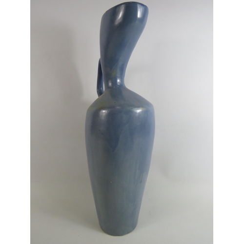 34 - Large Modernist studio pottery vase which stands approx 21